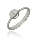 Fehér arany gyűrű 53-as méret - 535E